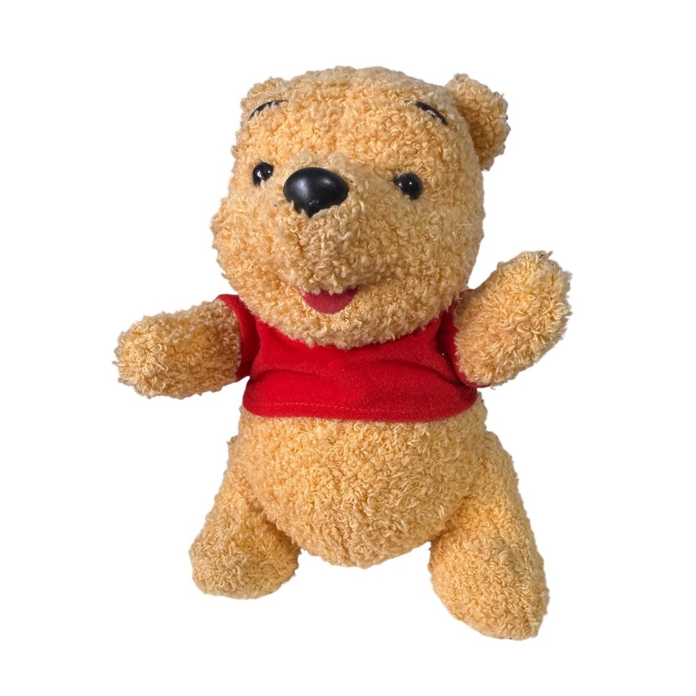 Mattel Winnie the Pooh singing Jointed Arms Legs (1998) WORKING Plush 9" Toy
